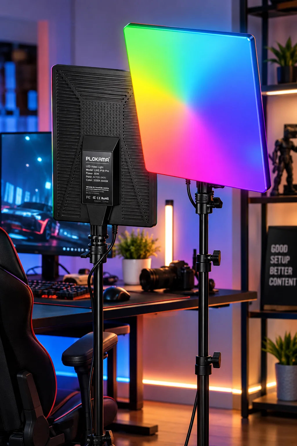 Plokama Live-P19 Pro Application Scenarios Fill Light Panel