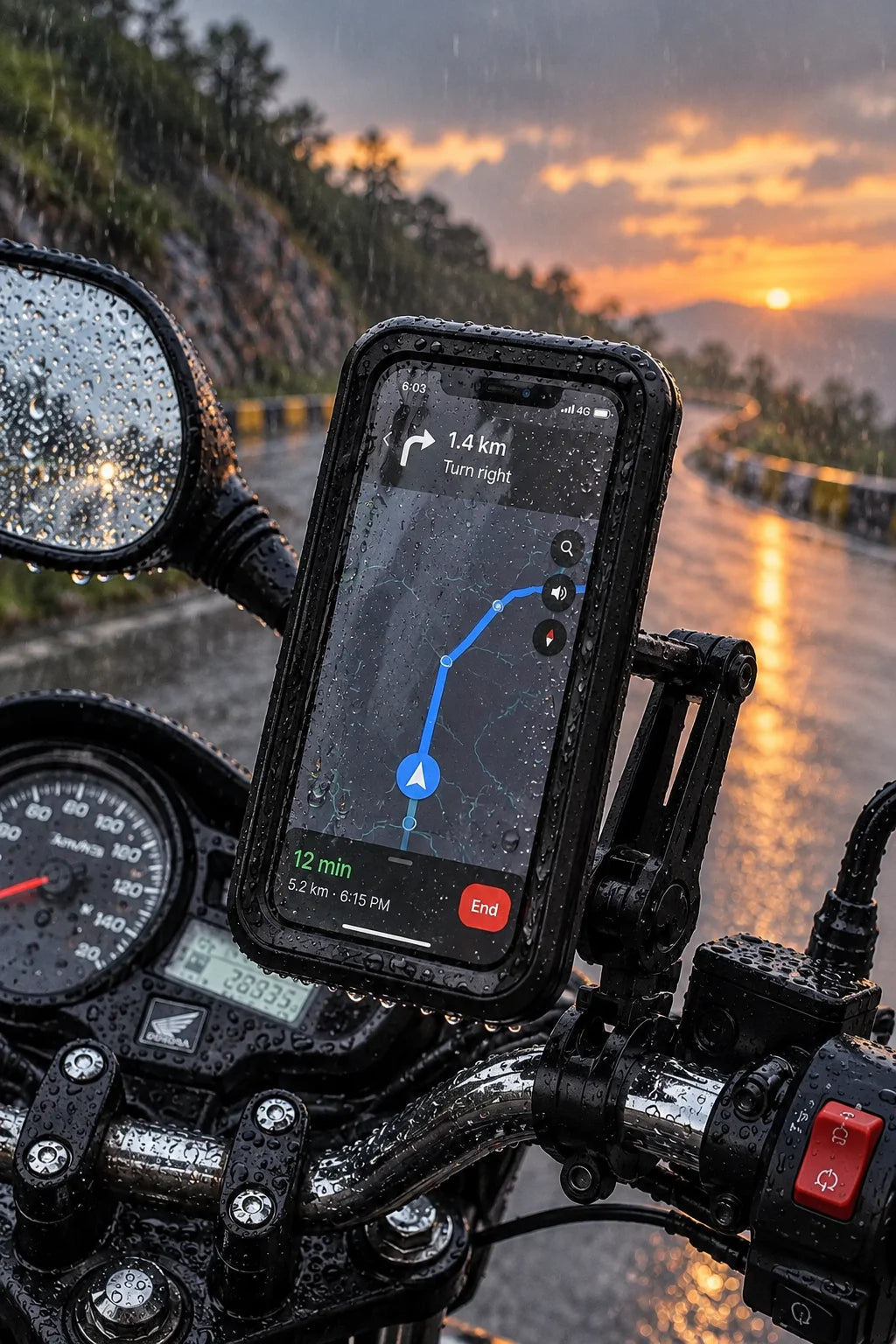 M3 Waterproof Bike Phone Holder