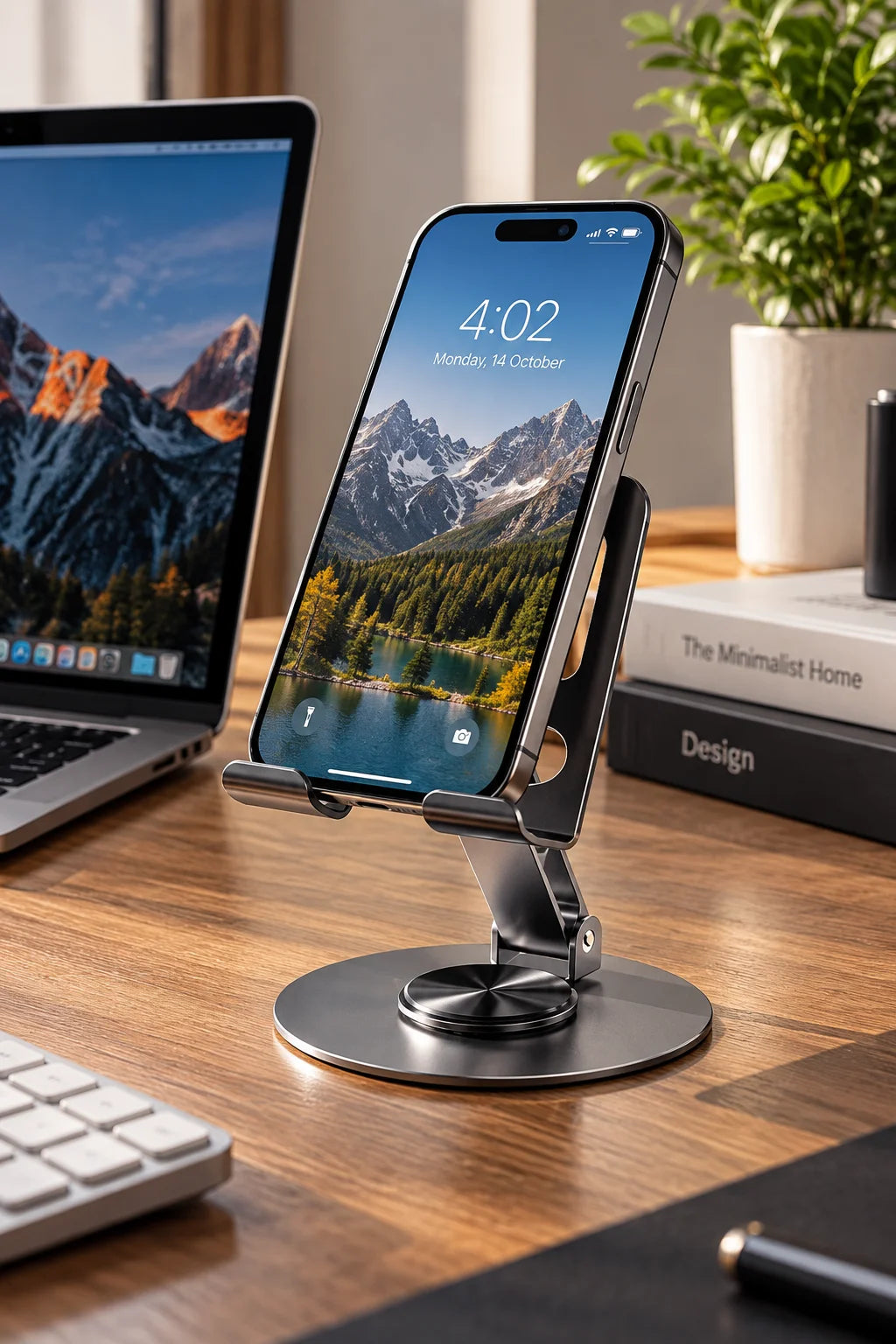 Adjustable Aluminum Phone & Tablet Desk Stand