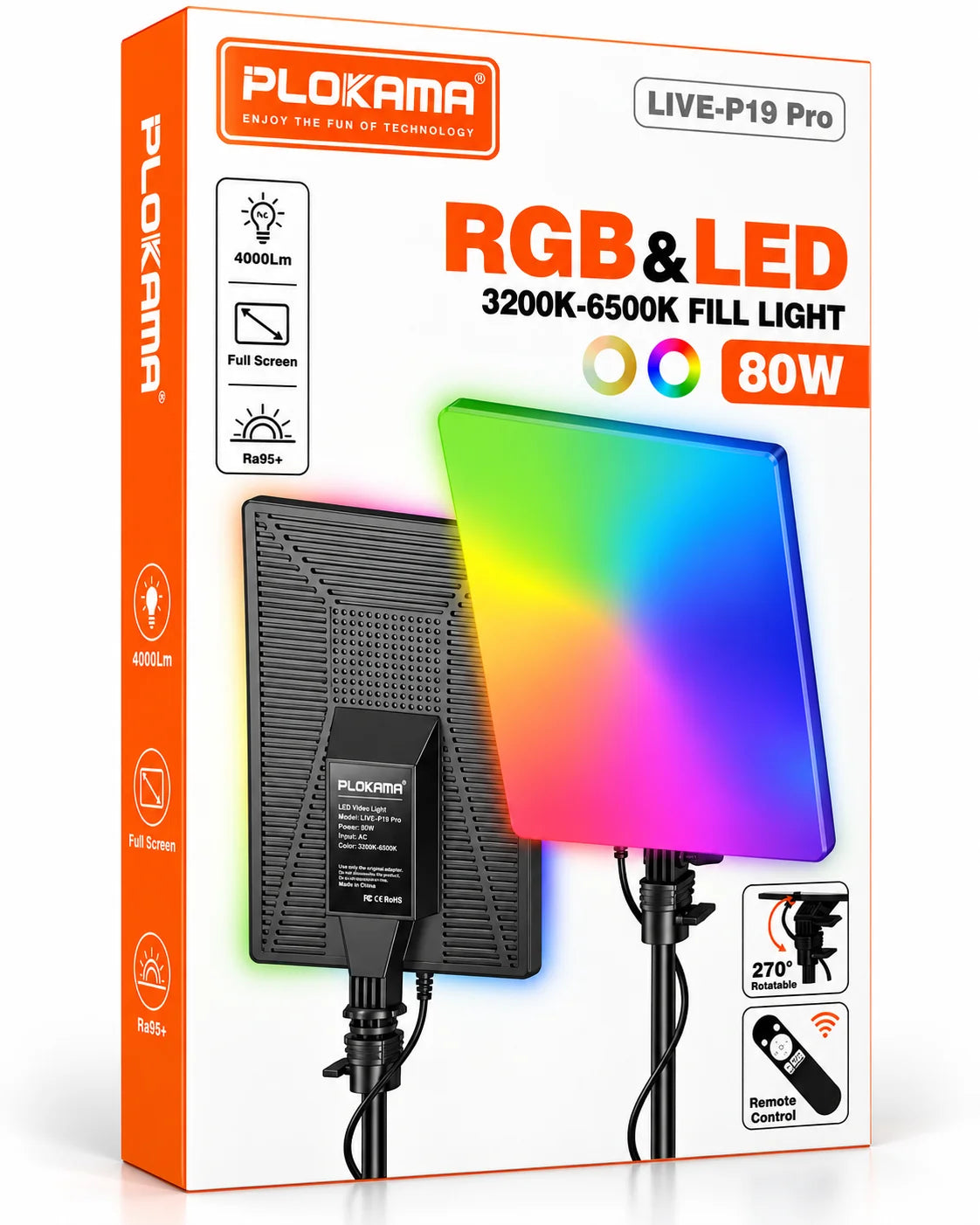 Plokama Live-P19 Pro Application Scenarios Fill Light Panel
